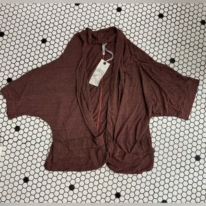 Fluxus open front cardigan size medium
